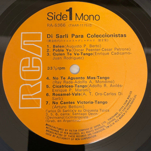 Carlos Di Sarli y Su Sexteto Tipico 1929-1931