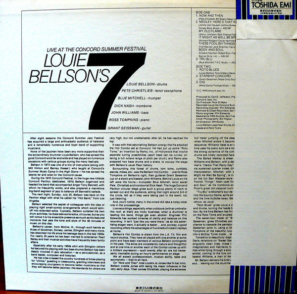Louie Bellson's 7 - Live At The Concord Summer Festival