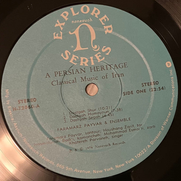 A Persian Heritage (Classical Music Of Iran)