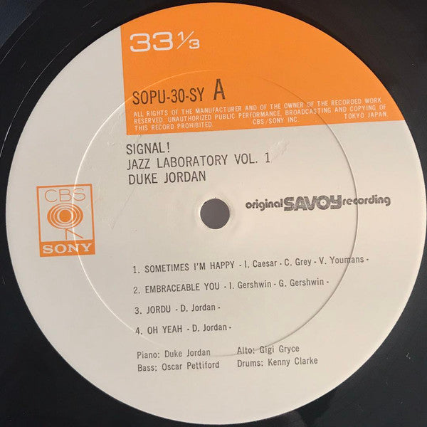 Jazz Laboratory Series Vol. 1