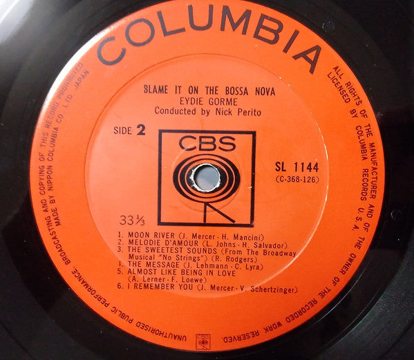 Blame It On The Bossa Nova