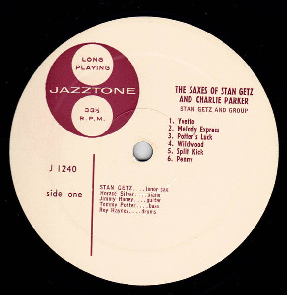 The Saxes Of Stan Getz And Charlie Parker