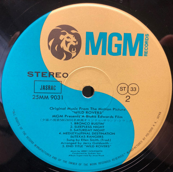 Wild Rovers - Original Music From The Motion Picture