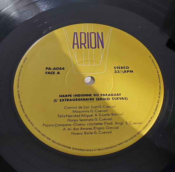 Harpe Indienne Du Paraguay (L'Extraordinaire Sergio Cuevas) / パラグアイのインディアン・ハープ: グァラニ族のアルパ