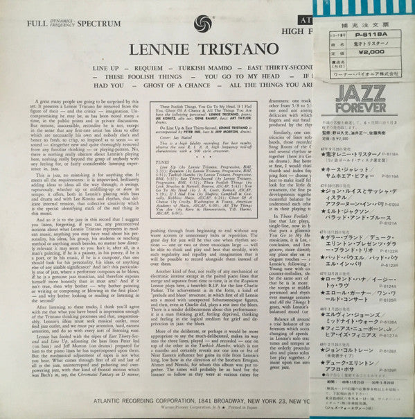 Lennie Tristano