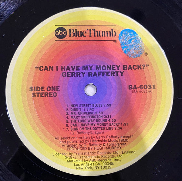 Can I Have My Money Back?