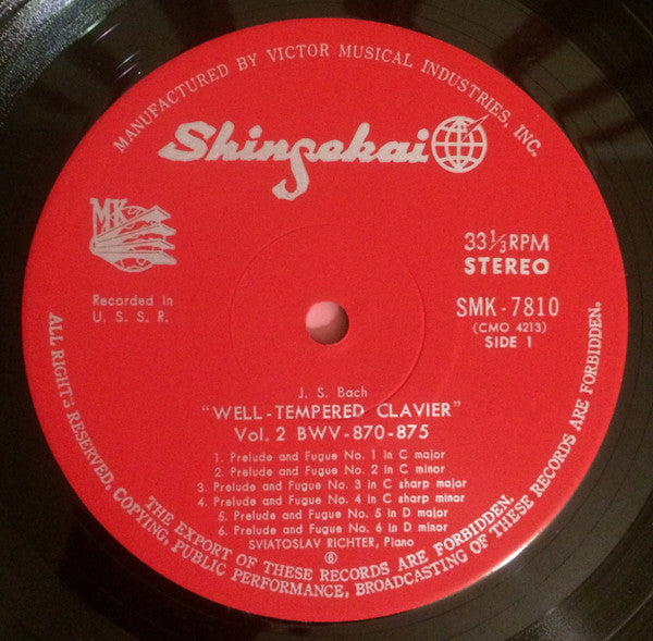 Well-Tempered Clavier Vol.2