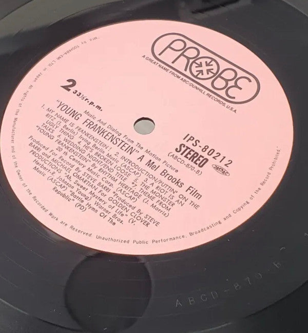 Dialogue & Music From Original Soundtrack Of "Young Frankenstein"