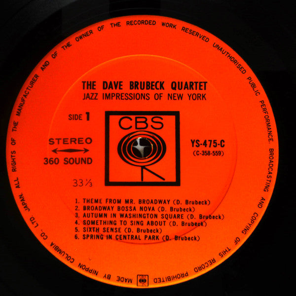 Jazz Impressions Of New York