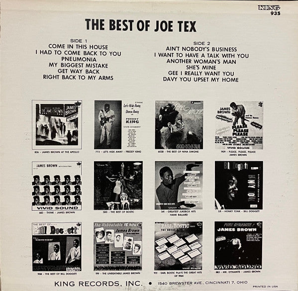 The Best Of Joe Tex