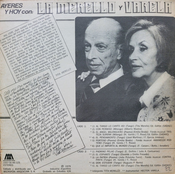 Ayeres Y Hoy Con La Merello Y Varela