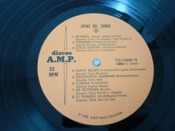 Joyas Del Tango Vol. 2 - 35 Aniversario De La Asociación De La Música Porteña