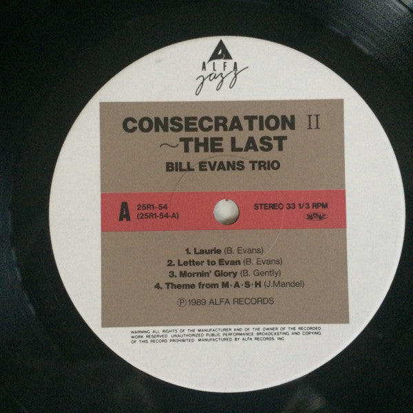 Consecration II - Last