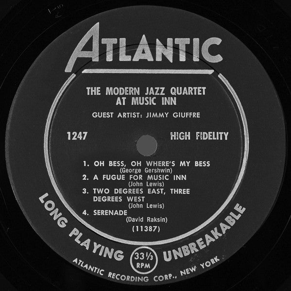 The Modern Jazz Quartet At Music Inn