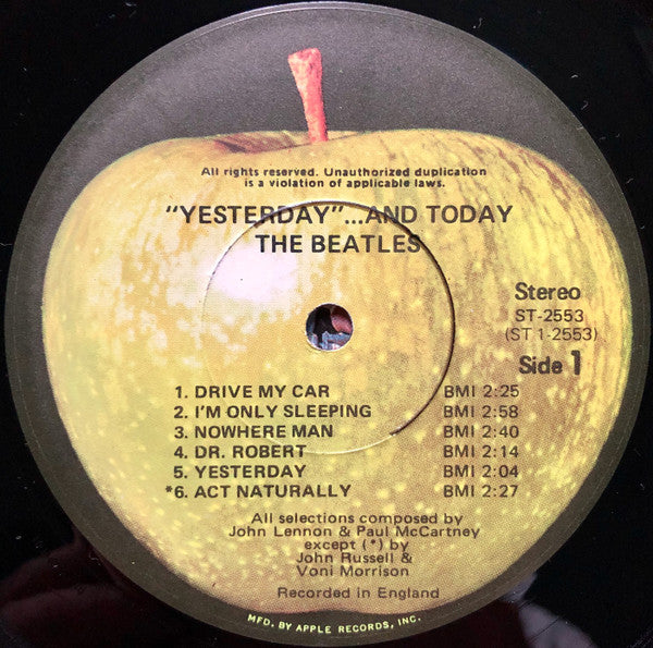 Yesterday And Today