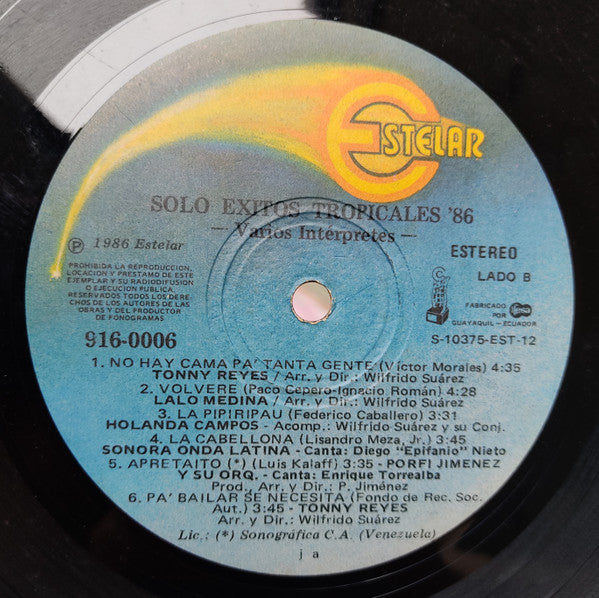 Solo Éxitos Tropicales '86