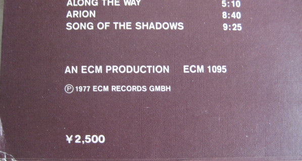Solstice / Sound And Shadows