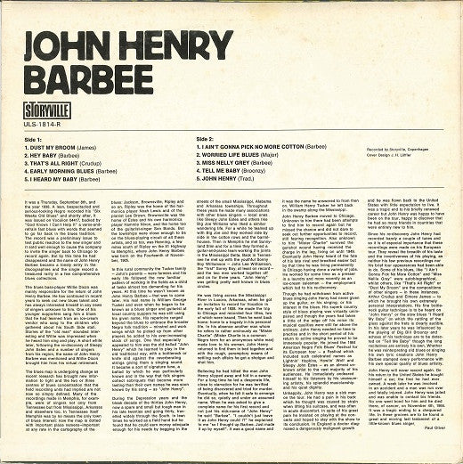 John Henry Barbee