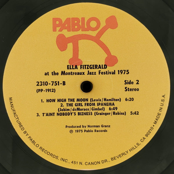 Ella Fitzgerald At The Montreux Jazz Festival 1975