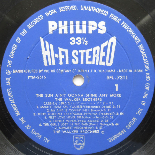 The Sun Ain't Gonna Shine Anymore