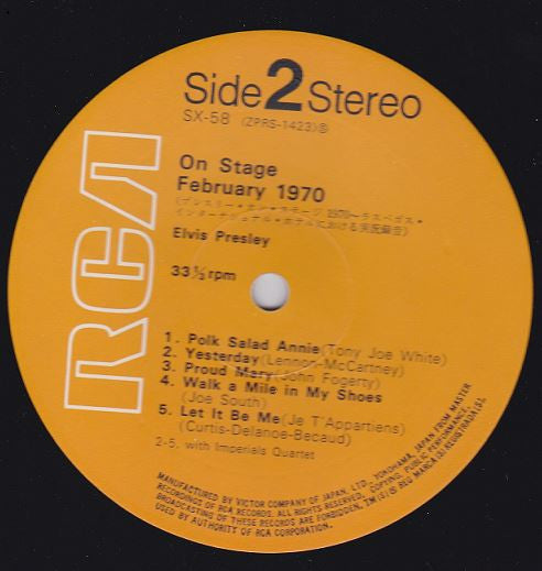 On Stage-February, 1970