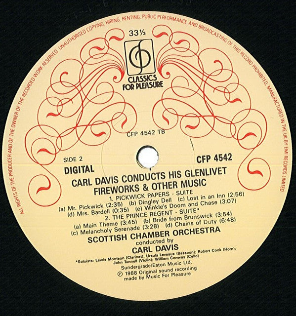 Carl Davis Conducts His The Glenlivet Fireworks & Other Music