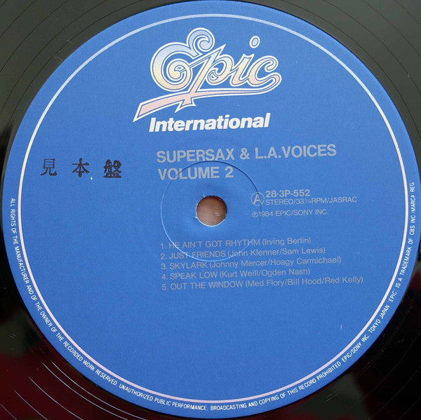 Supersax & L.A. Voices Volume 2