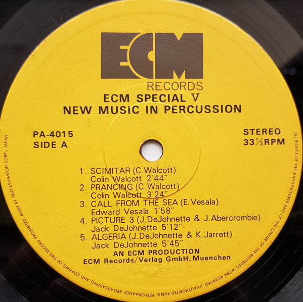 ECM Special V (New Music In Percussion)