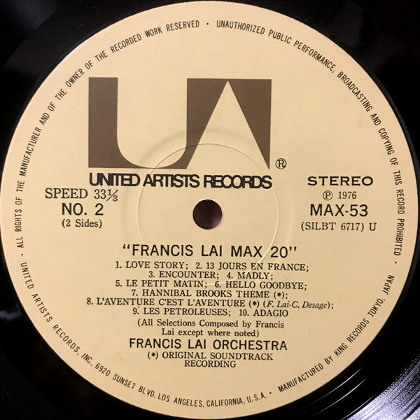 Francis Lai Max 20
