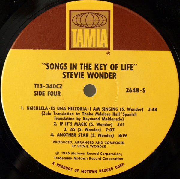 Songs In The Key Of Life