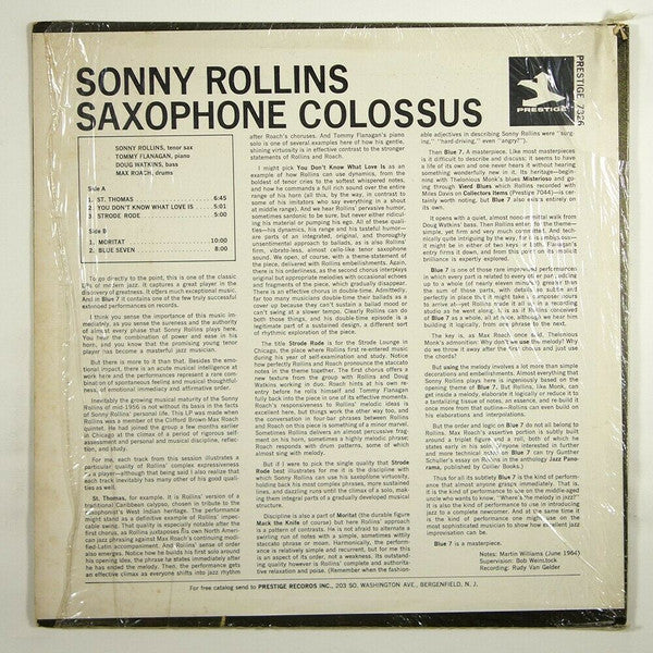 Saxophone Colossus