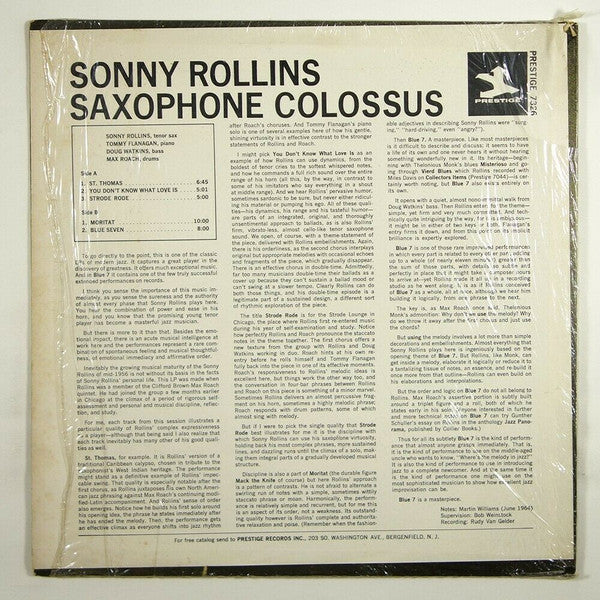 Saxophone Colossus