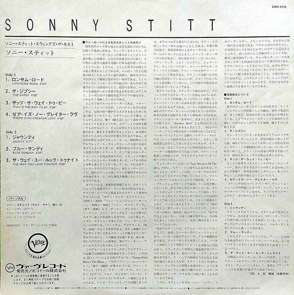 Sonny Stitt Swings The Most