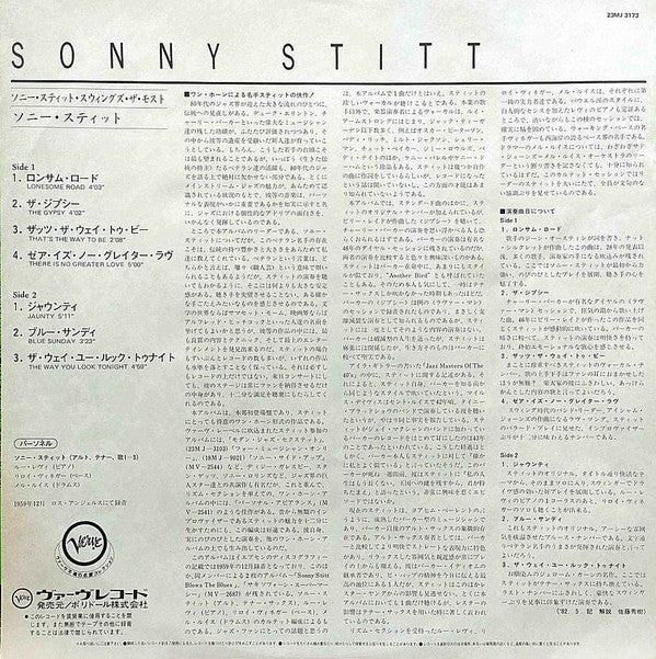 Sonny Stitt Swings The Most