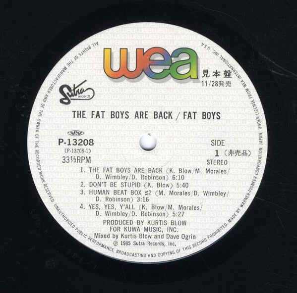 The Fat Boys Are Back