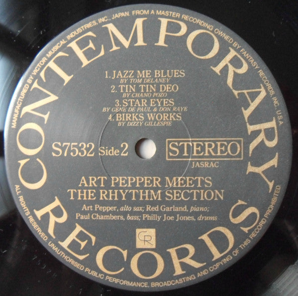 Art Pepper Meets The Rhythm Section