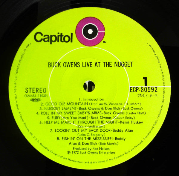 Live At The Nugget