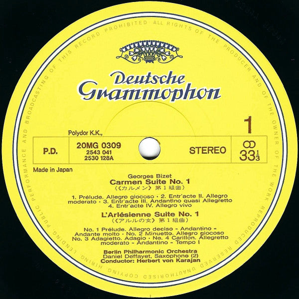 Carmen (Suite No. 1) / L'Arlésienne (Suites No. 1 & 2)