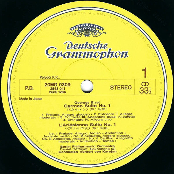 Carmen (Suite No. 1) / L'Arlésienne (Suites No. 1 & 2)