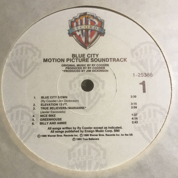 Blue City - Motion Picture Soundtrack