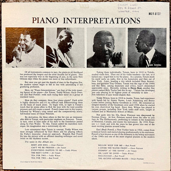 Piano Interpretations