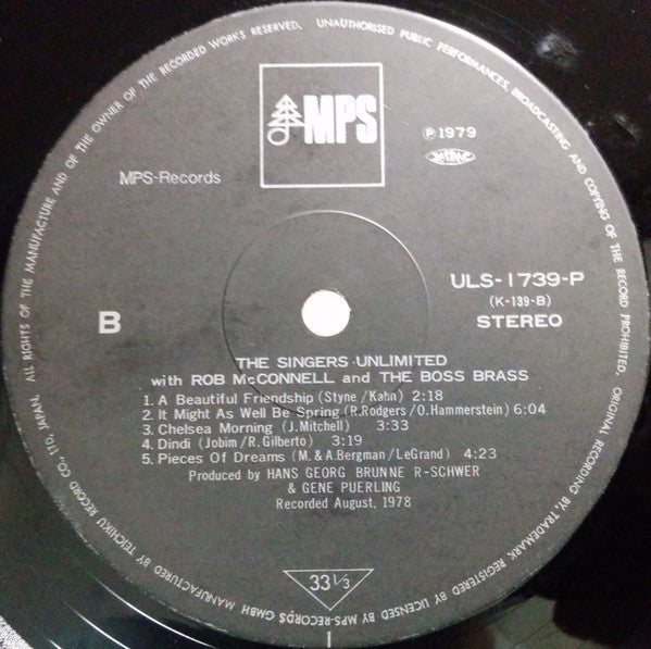 The Singers Unlimited With Rob McConnell And The Boss Brass