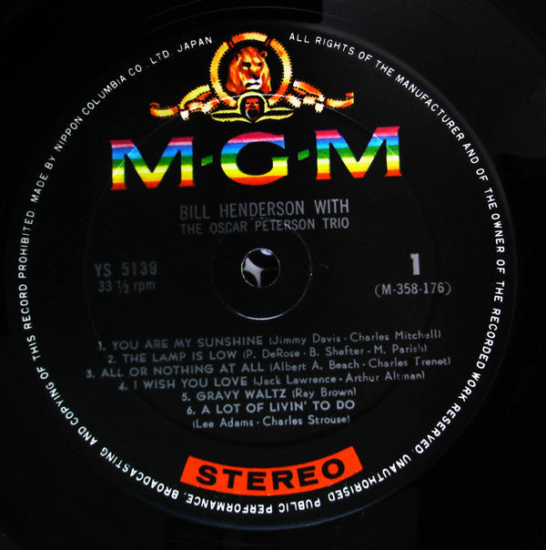 Bill Henderson With The Oscar Peterson Trio