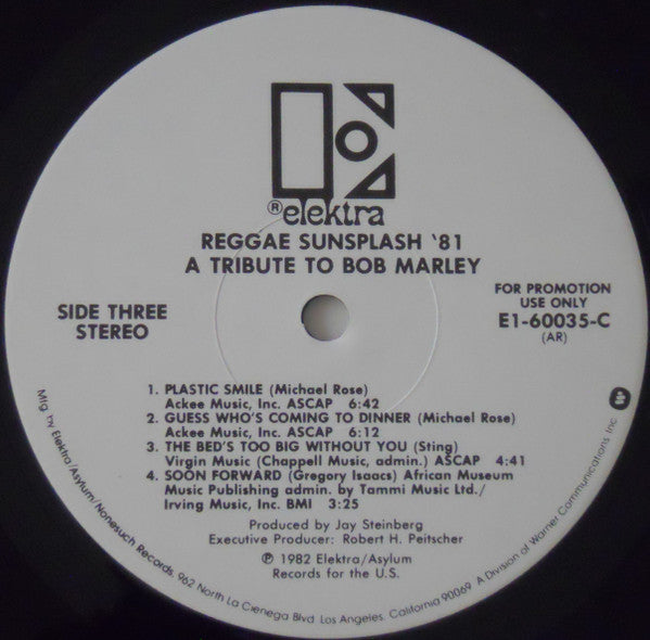 Reggae Sunsplash '81 A Tribute To Bob Marley