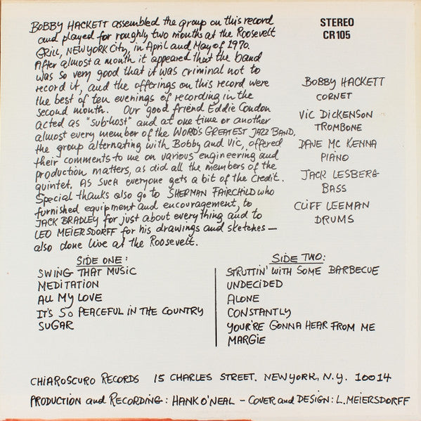 Live At The Roosevelt Grill