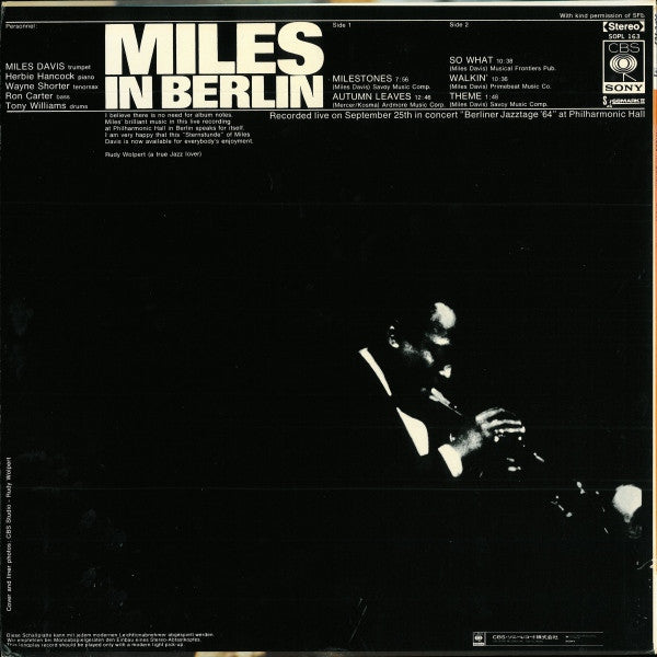 Miles In Berlin