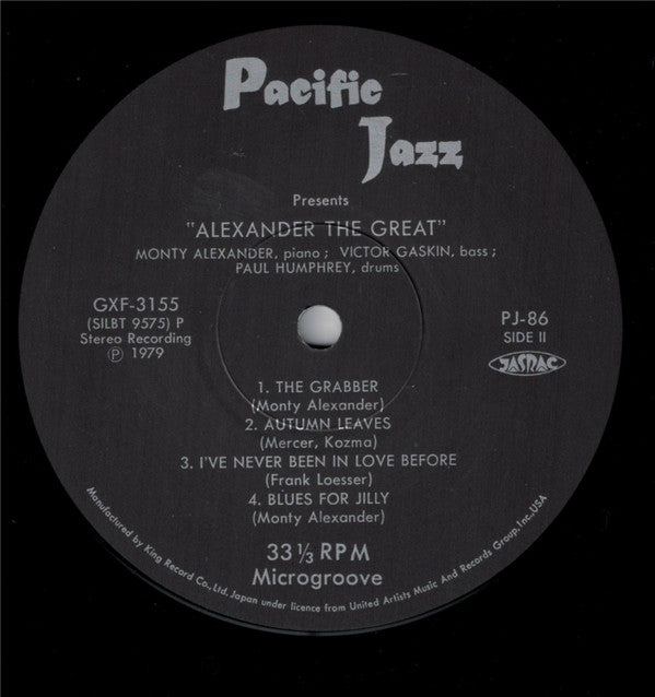 Les McCann Introduces Alexander The Great