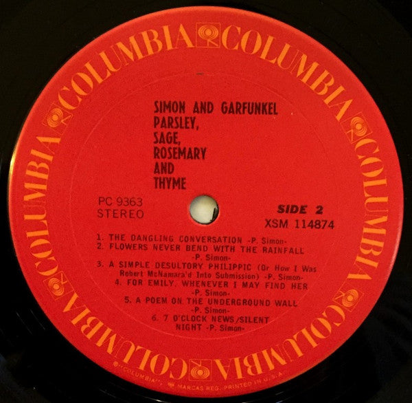 Parsley, Sage, Rosemary And Thyme