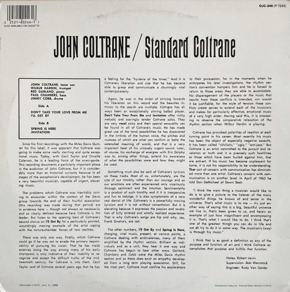 Standard Coltrane