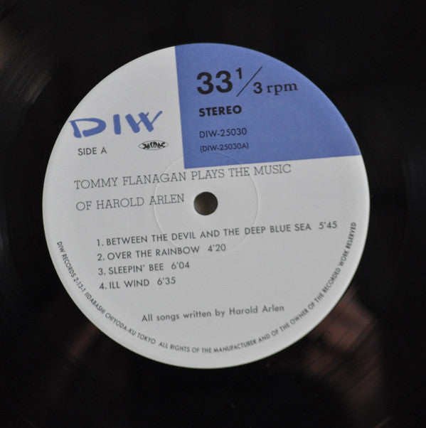 Plays The Music Of Harold Arlen